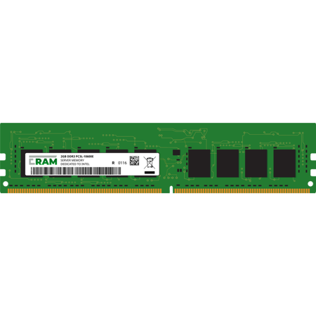 Pamięć RAM 2GB DDR3 do płyty Workstation/Server S1600JP, S1600JP2, S1600JP4 Unbuffered PC3L-10600E