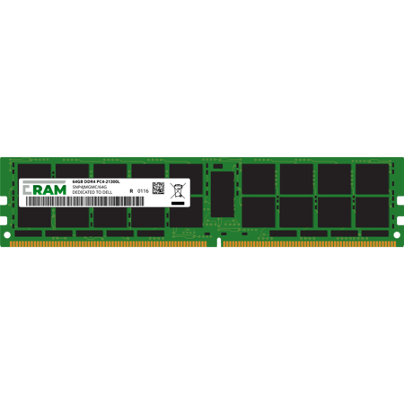 Pamięć RAM 64GB DDR4 do serwera PowerEdge M640 M-Series LRDIMM PC4-21300L SNP4JMGMC/64G