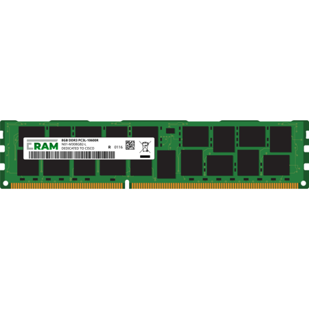 Pamięć RAM 8GB DDR3 do serwera UCS B440 M2 B-Series RDIMM PC3L-10600R N01-M308GB2-L