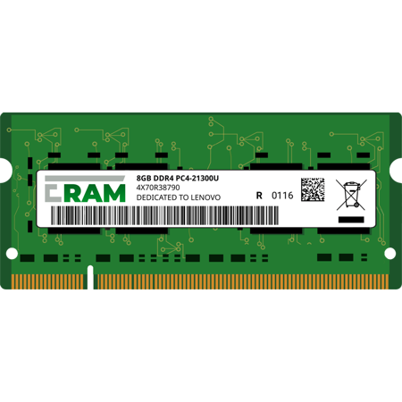 Pamięć RAM 8GB DDR4 do laptopa ThinkBook 15-IIL SO-DIMM  PC4-21300s 4X70R38790